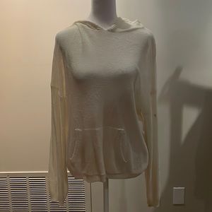 HONEY PUNCH knit star hooded sweater